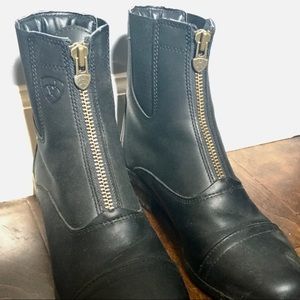ARIAT Scout Zip Paddock Black Leather Boots